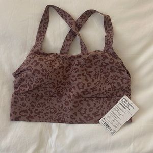 Athleta Warrior Longline Printed Bra (D-DD)